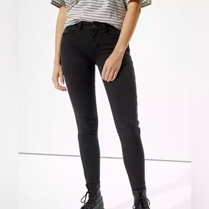 American Eagle Super Stretch Black Jeggings